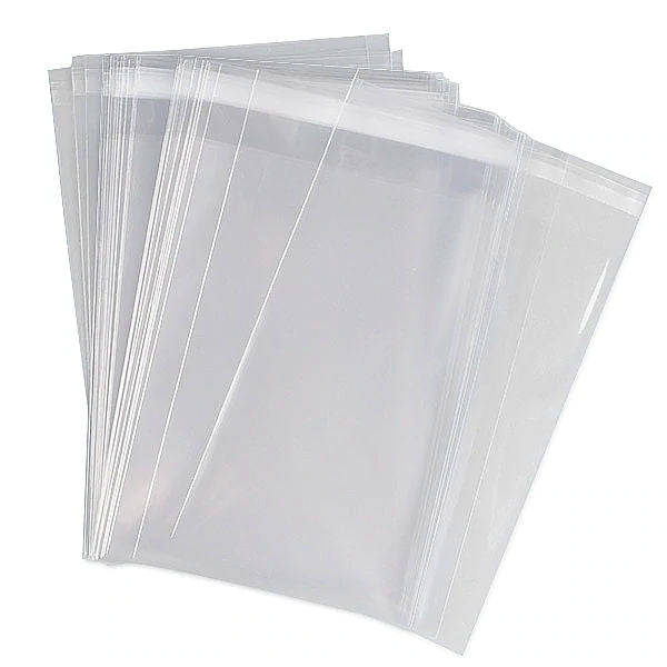 Clear Poly Bags Self Sealing Adhesive Flap 10