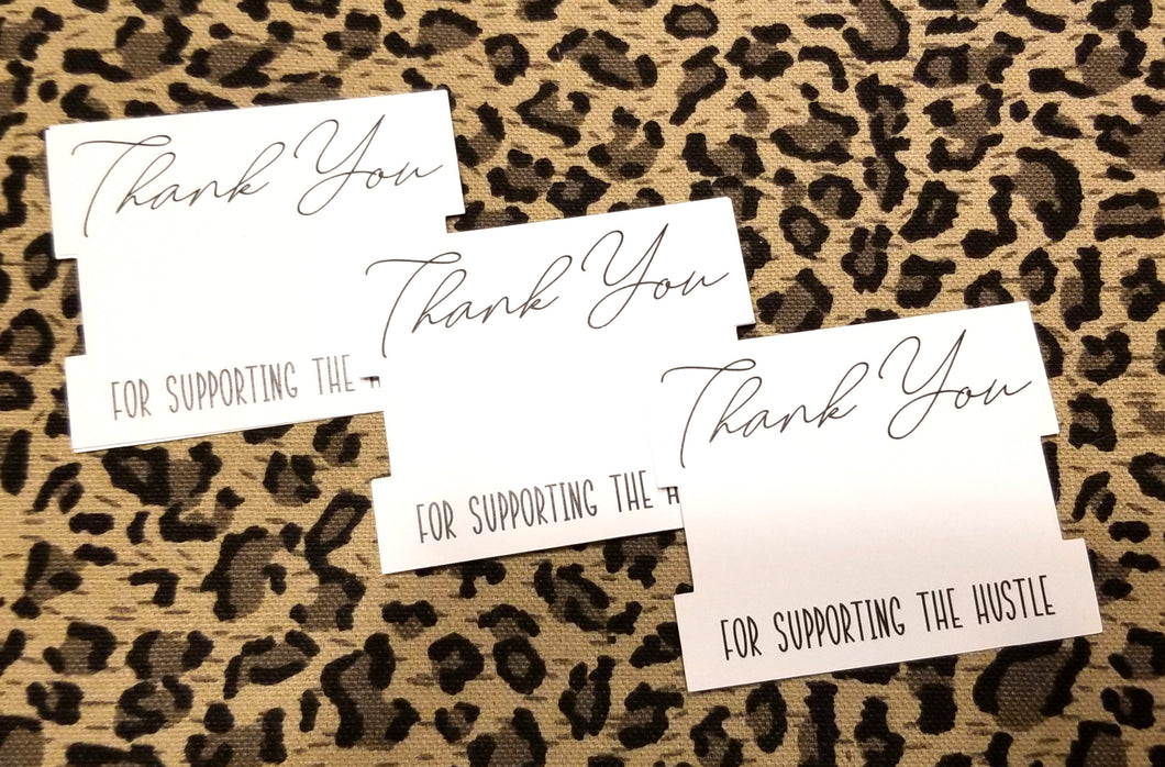 Thank You Cards for Hair Ties