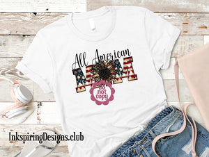 All American Mom Patriotic Sublimation Transfer