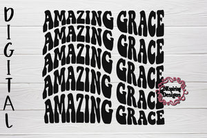 Amazing Grace Wave SVG Wave Design