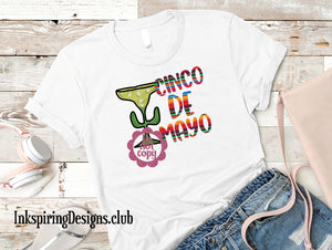 Cinco De Mayo De Mayo Cactus Drink Sublimation Transfer