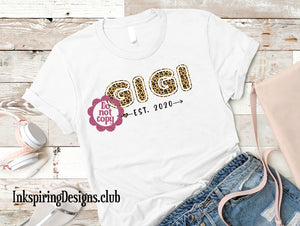 Gigi Leopard Established Custom Sublimation Transfer