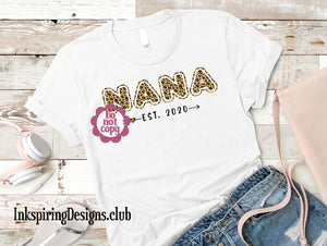 Nana Leopard Established Custom Sublimation Transfer