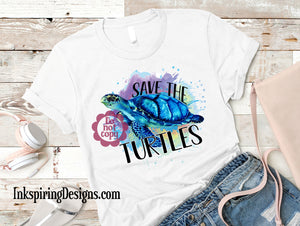 Save The Turtles Sublimation Transfer