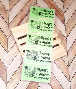 Thanks A Melon Thermal Stickers 50PC