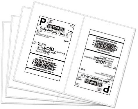 Shipping Labels With Rounded Corner for Ink Jet and Laser Printers